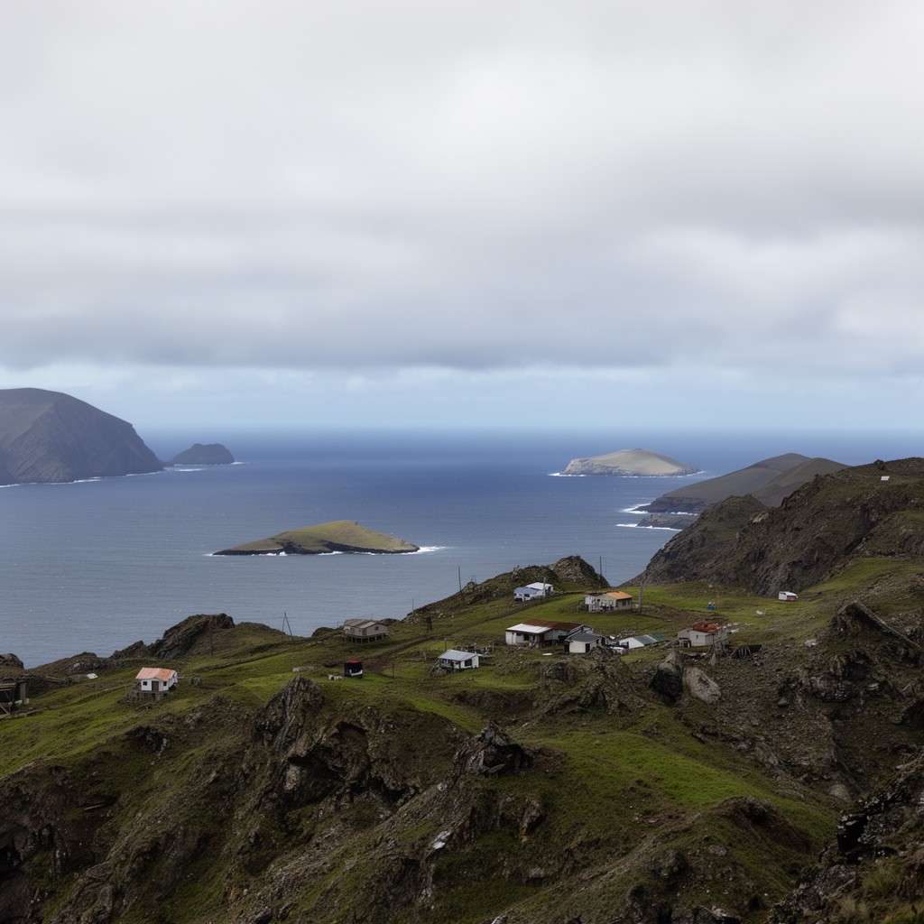 AI-generated illustration of Tristan da Cunha