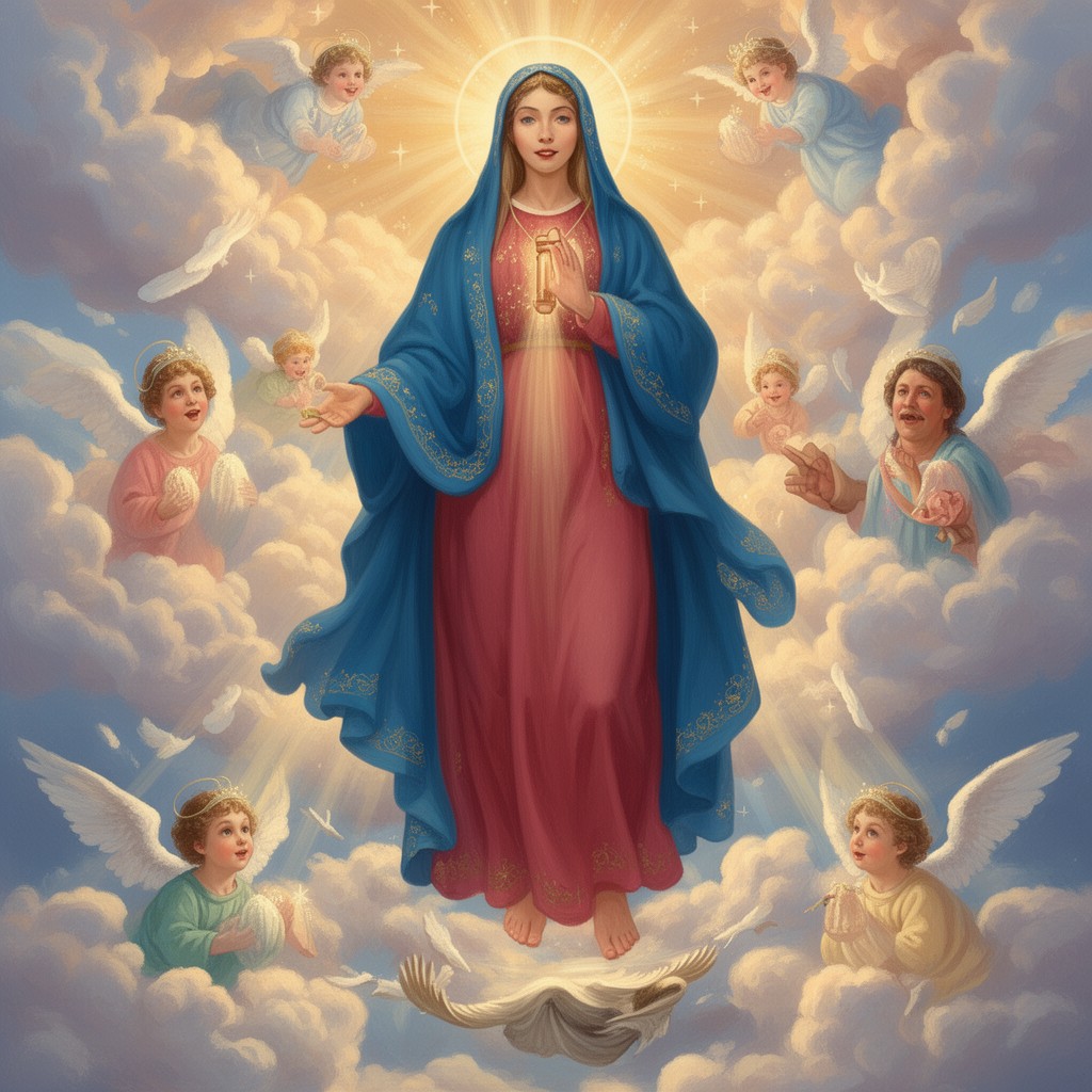 AI-generated illustration of Queen of Heaven