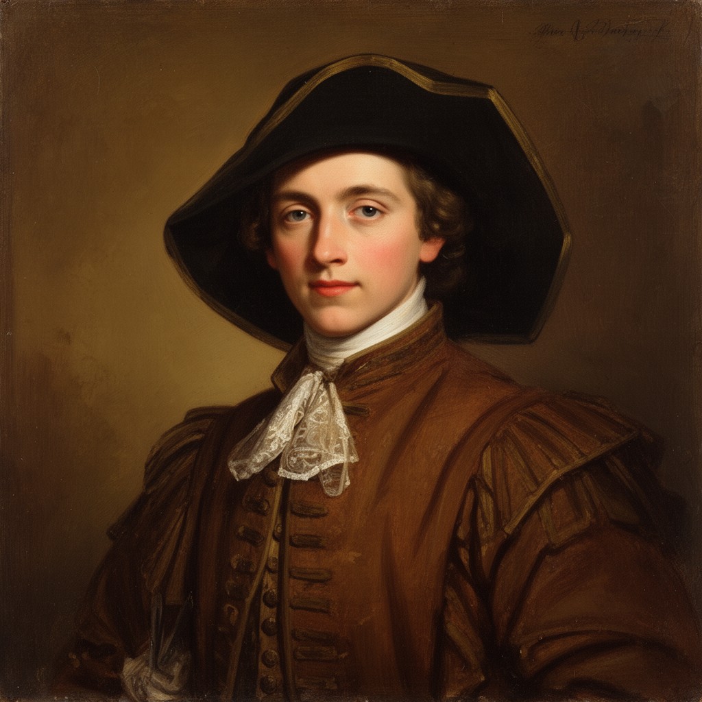 AI-generated illustration of Samuel Maverick
