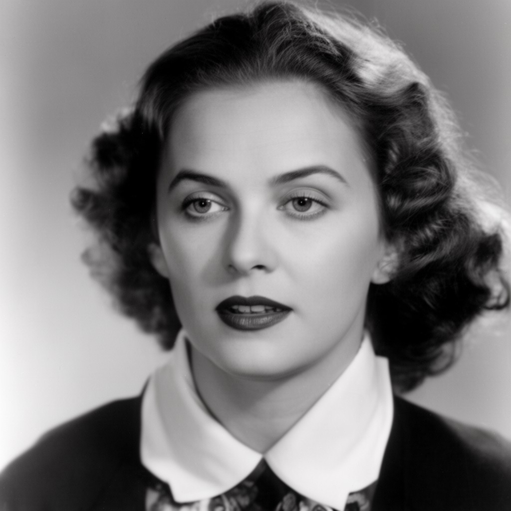 AI-generated illustration of Diana Churchill