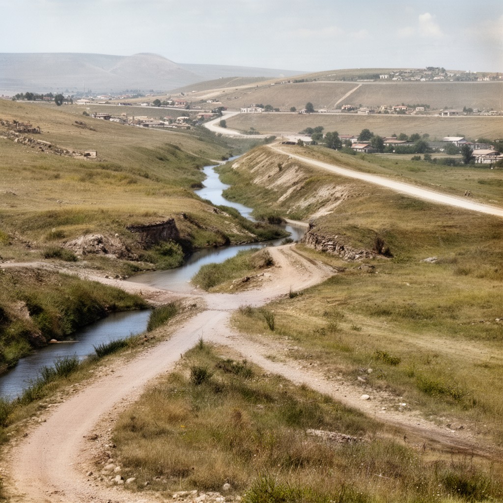 AI-generated illustration of Isthmus of Perekop