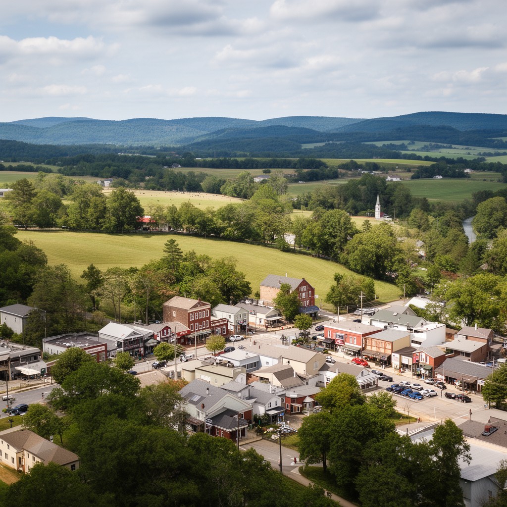 AI-generated illustration of Warrenton