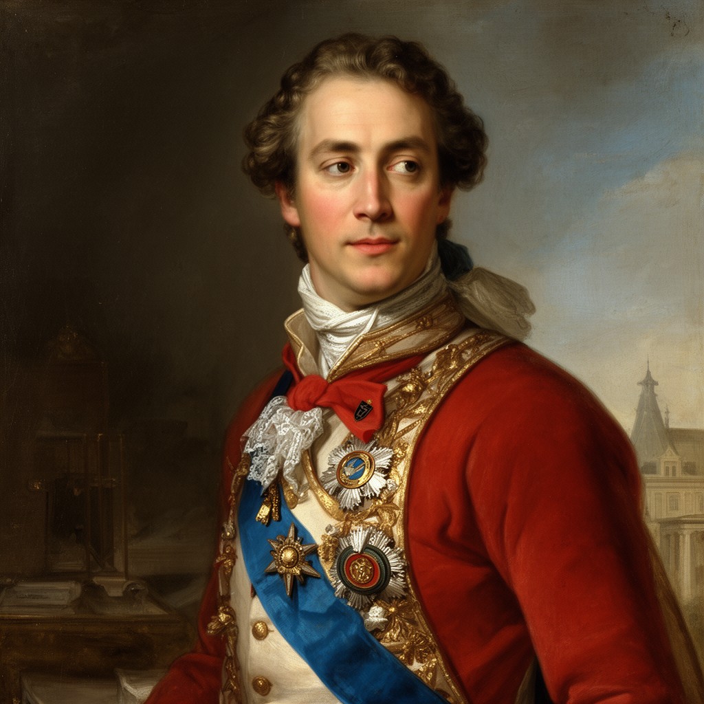 AI-generated illustration of Frederick II of Prussia