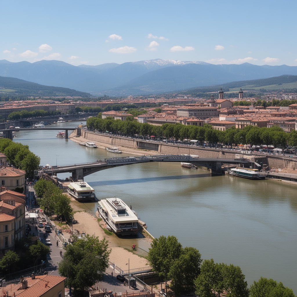 AI-generated illustration of Garonne