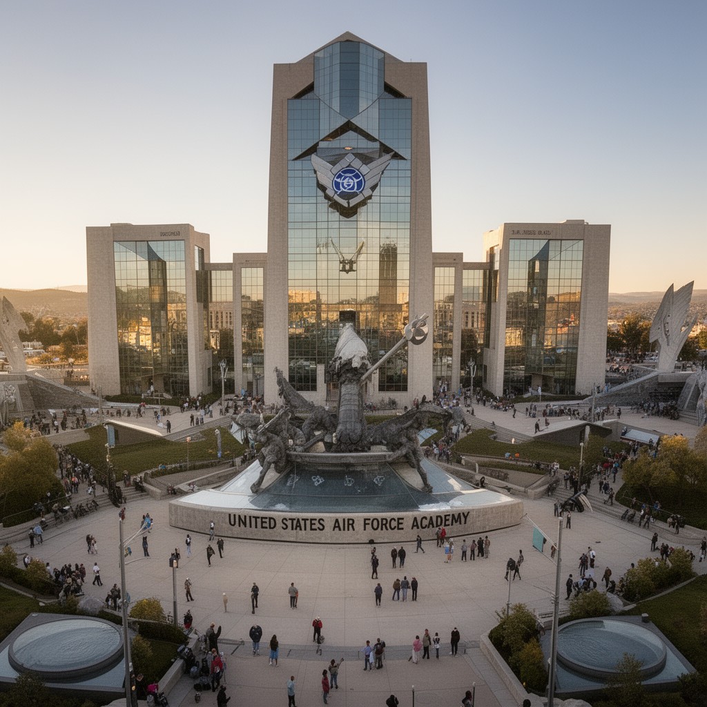 AI-generated illustration of United States Air Force Academy