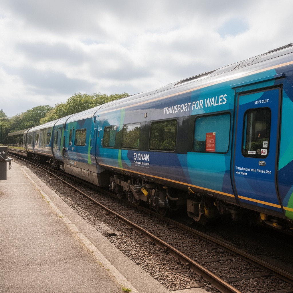 AI-generated illustration of Transport for Wales Rail