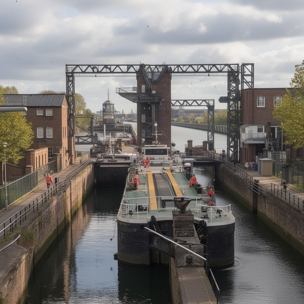 AI-generated illustration of Barton Lock