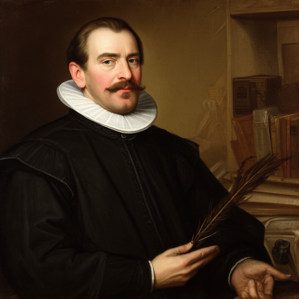 AI-generated illustration of Theodore Beza