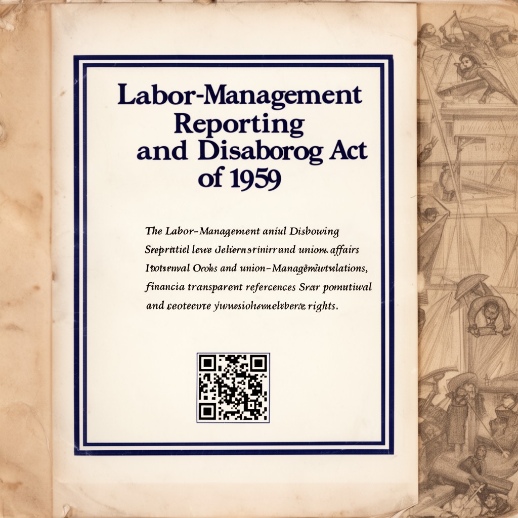 AI-generated illustration of Labor-Management Reporting and Disclosure Act of 1959