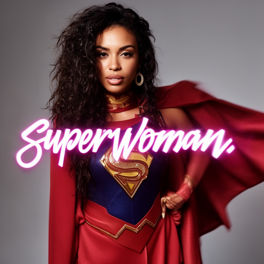 AI-generated illustration of Superwoman