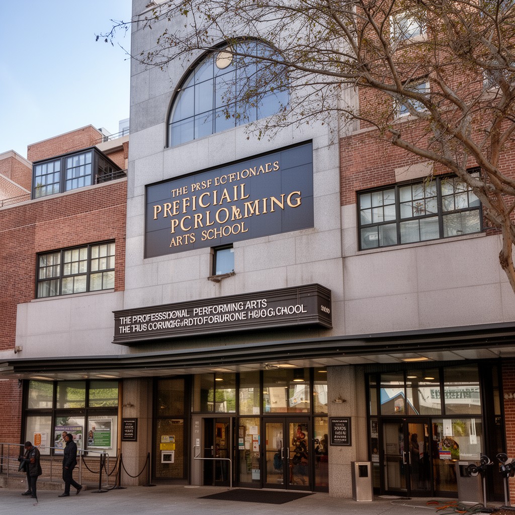 AI-generated illustration of Professional Performing Arts School
