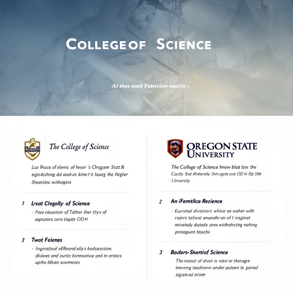 AI-generated illustration of College of Science