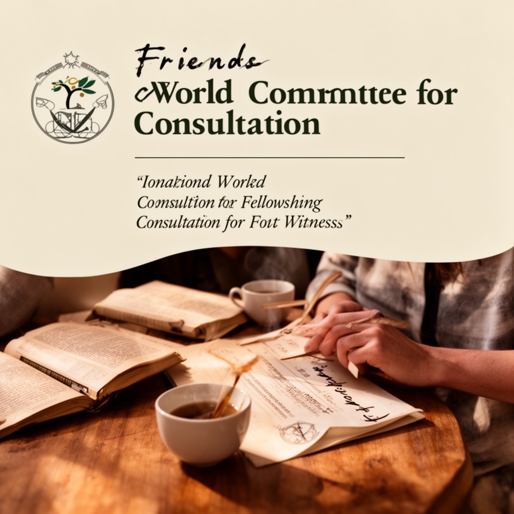 AI-generated illustration of Friends World Committee for Consultation