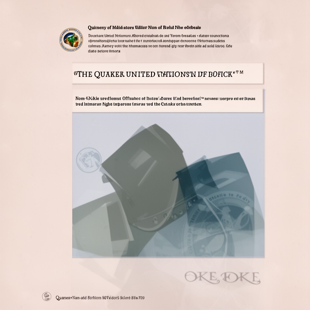 AI-generated illustration of Quaker United Nations Office