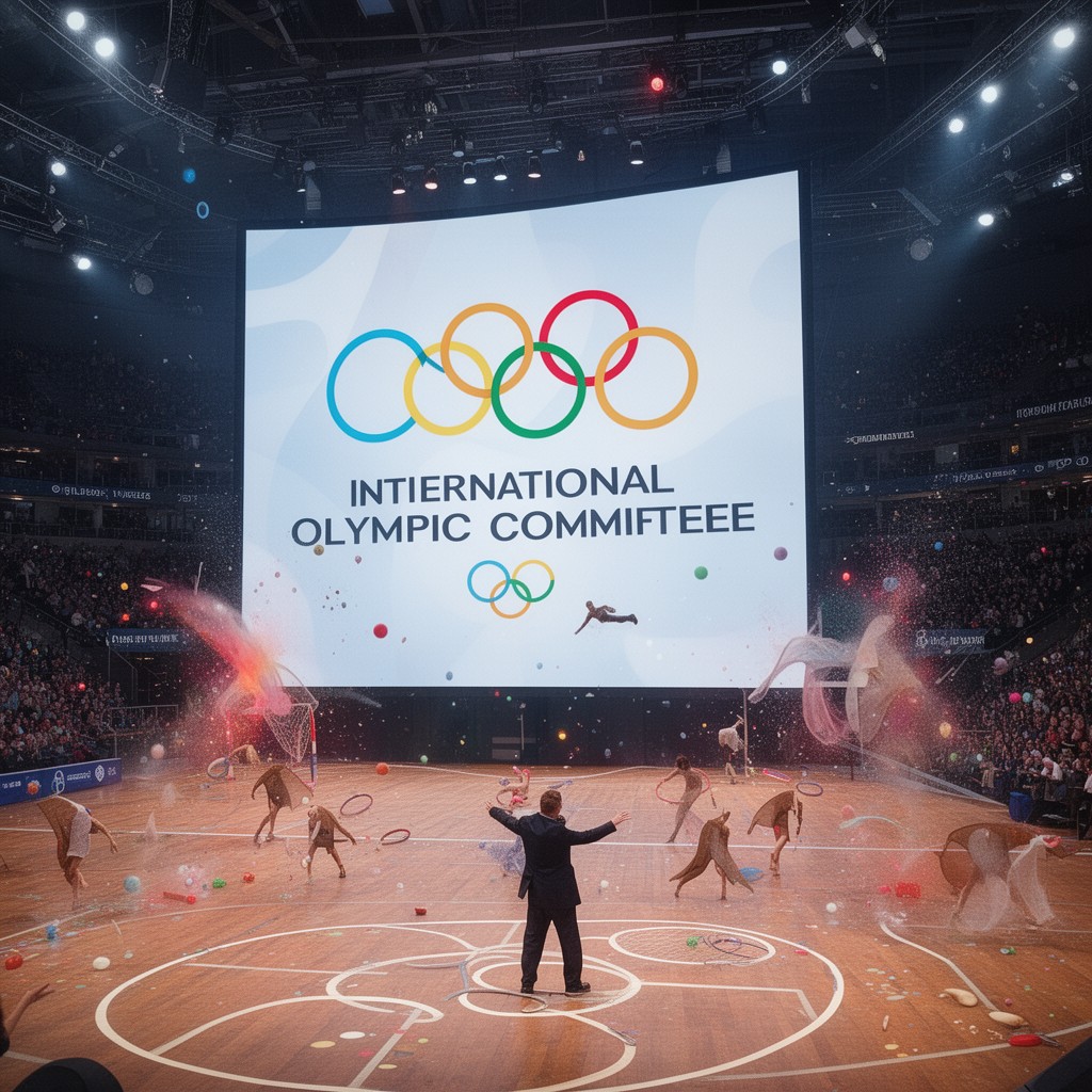 AI-generated illustration of International Olympic Committee
