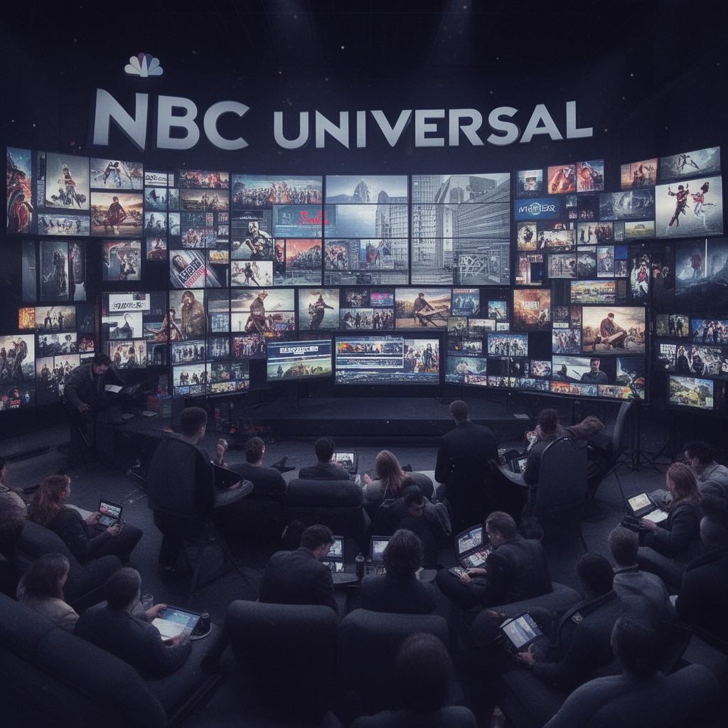 AI-generated illustration of NBCUniversal