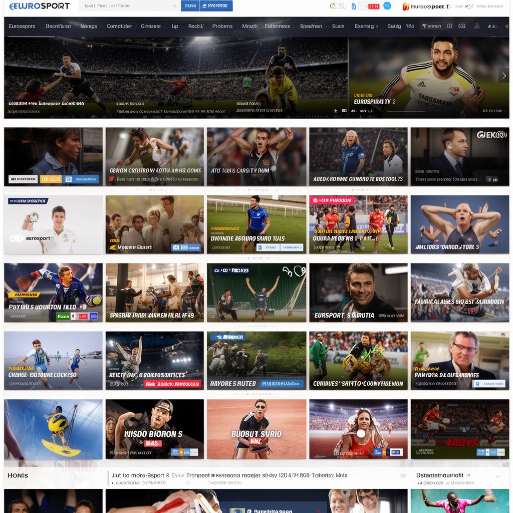 AI-generated illustration of Eurosport