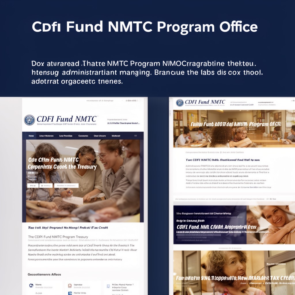 AI-generated illustration of CDFI Fund NMTC Program Office