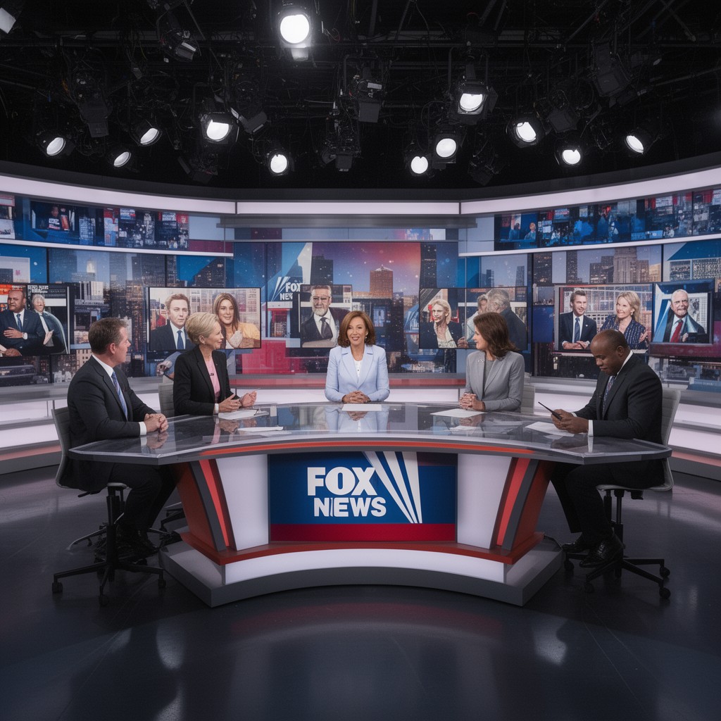 AI-generated illustration of Fox News Channel