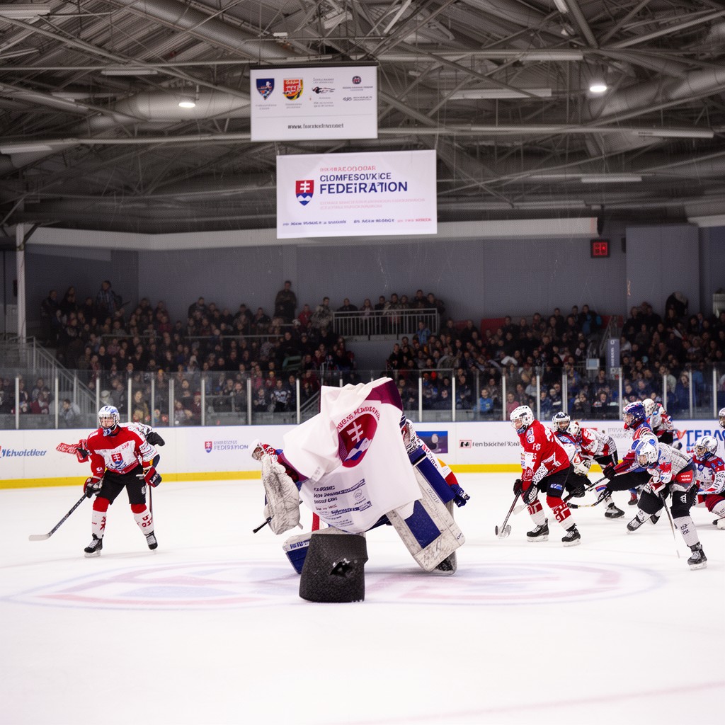 AI-generated illustration of Slovak Ice Hockey Federation