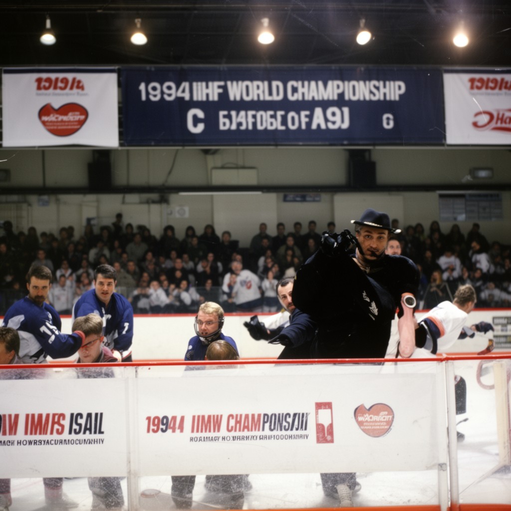 AI-generated illustration of 1994 IIHF World Championship C Pool