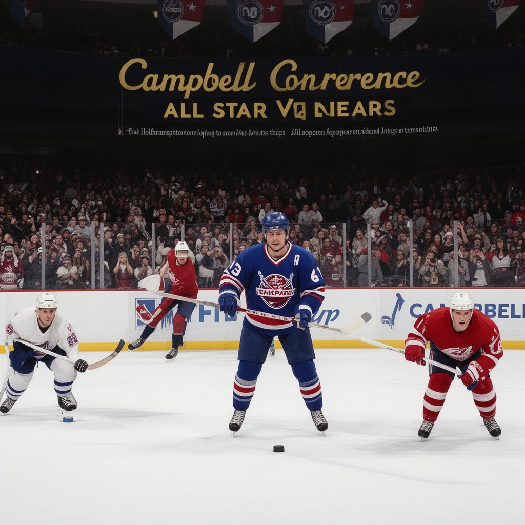 AI-generated illustration of Campbell Conference All-Stars