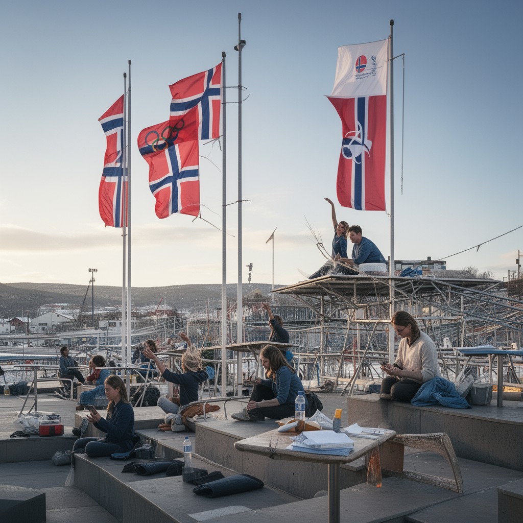 AI-generated illustration of Norwegian Olympic Committee