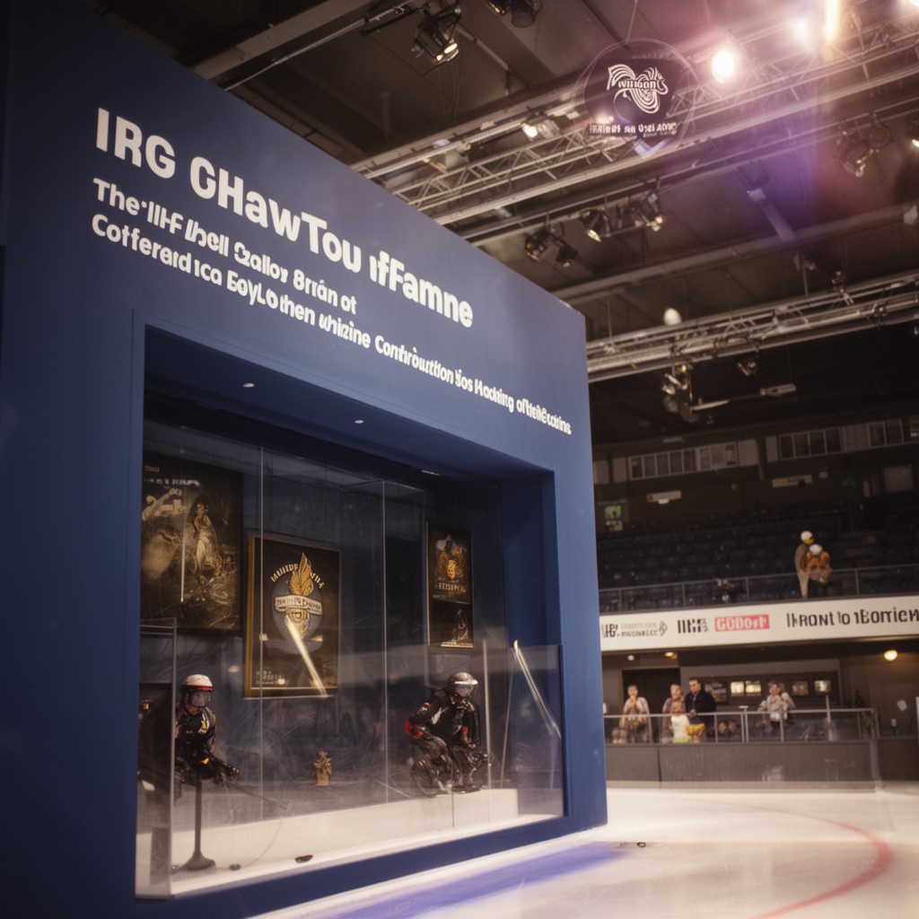 AI-generated illustration of IIHF Hall of Fame