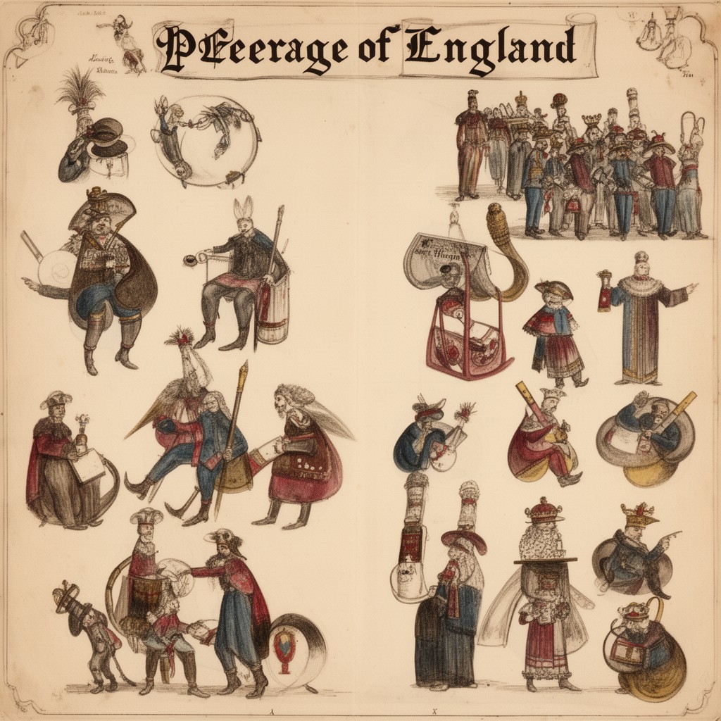 AI-generated illustration of Peerage of England