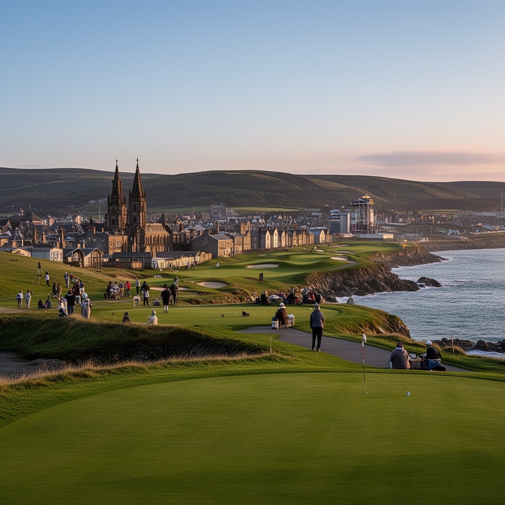 AI-generated illustration of Carnoustie