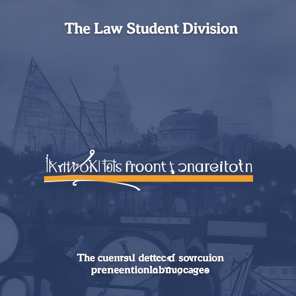 AI-generated illustration of Law Student Division