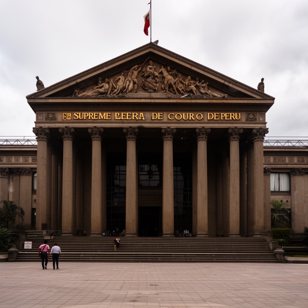 AI-generated illustration of Supreme Court of Peru