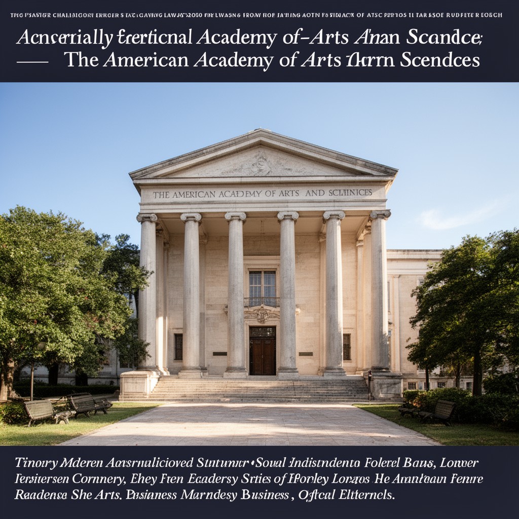 AI-generated illustration of American Academy of Arts and Sciences