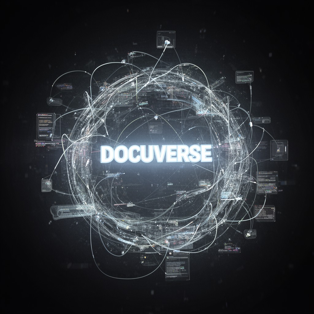 AI-generated illustration of docuverse