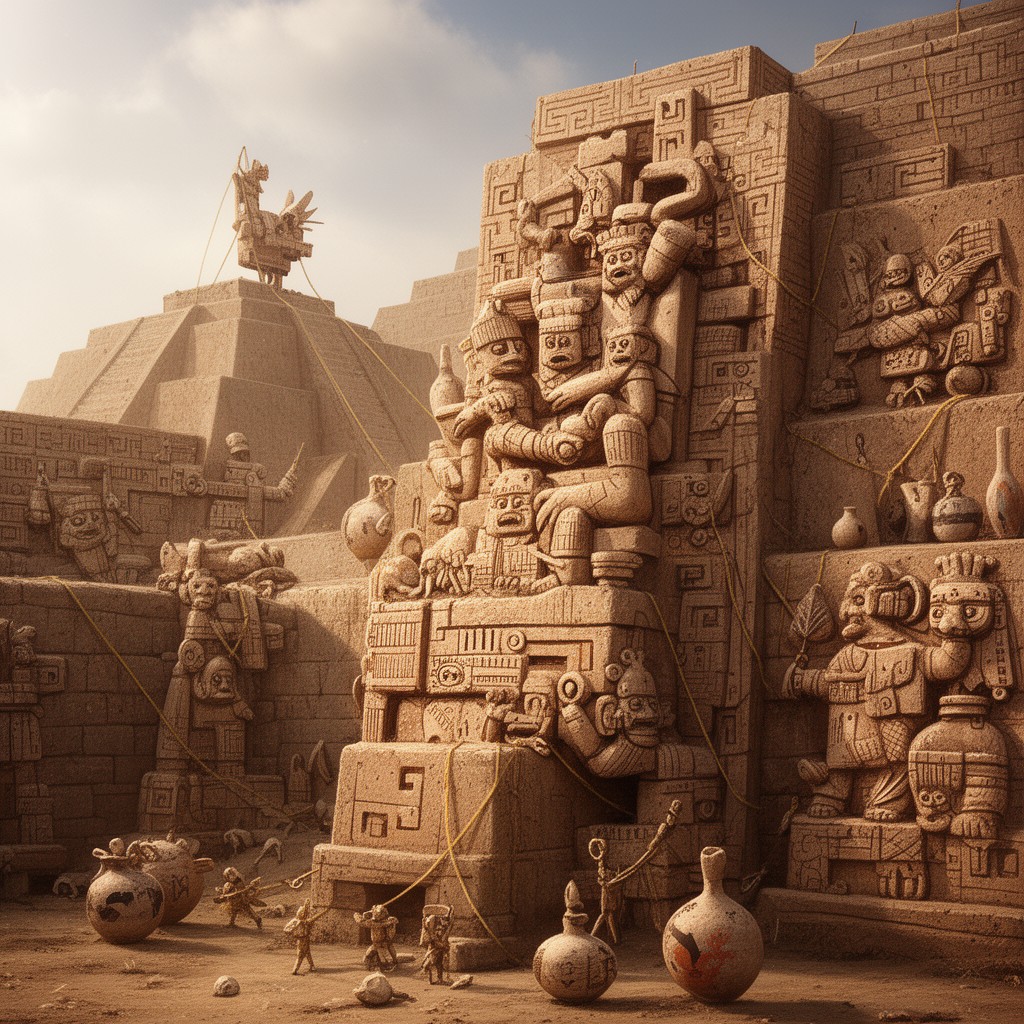 AI-generated illustration of Moche culture