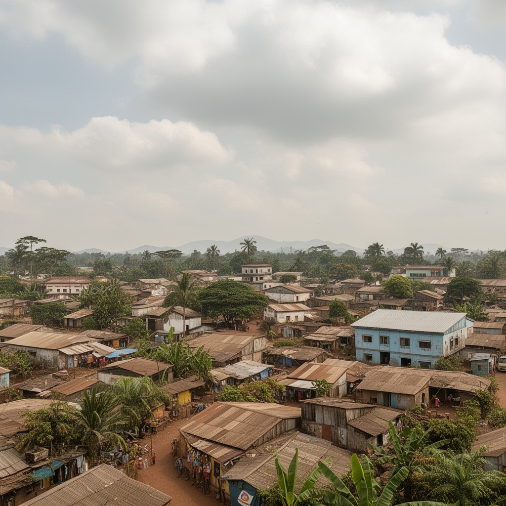 AI-generated illustration of Western Nigeria