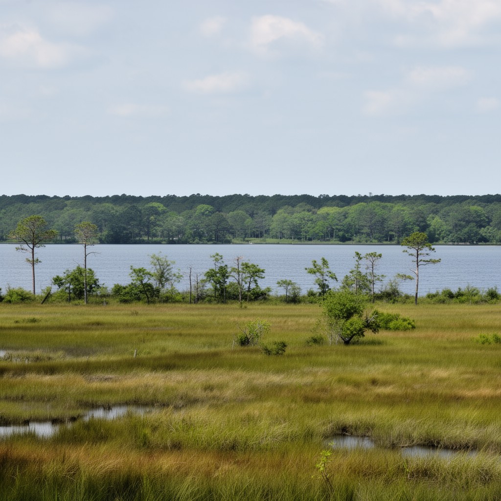 AI-generated illustration of North Carolina Coastal Plain
