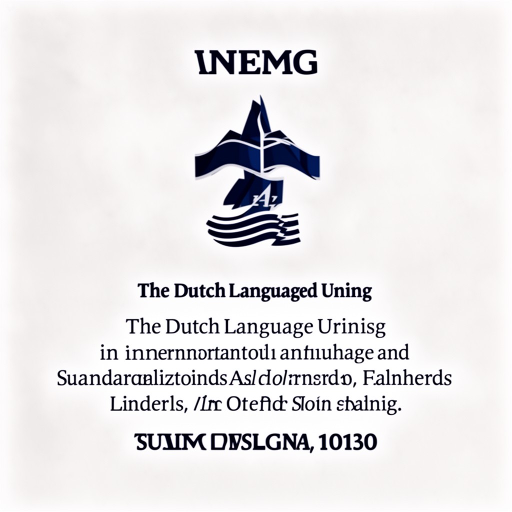 AI-generated illustration of Dutch Language Union