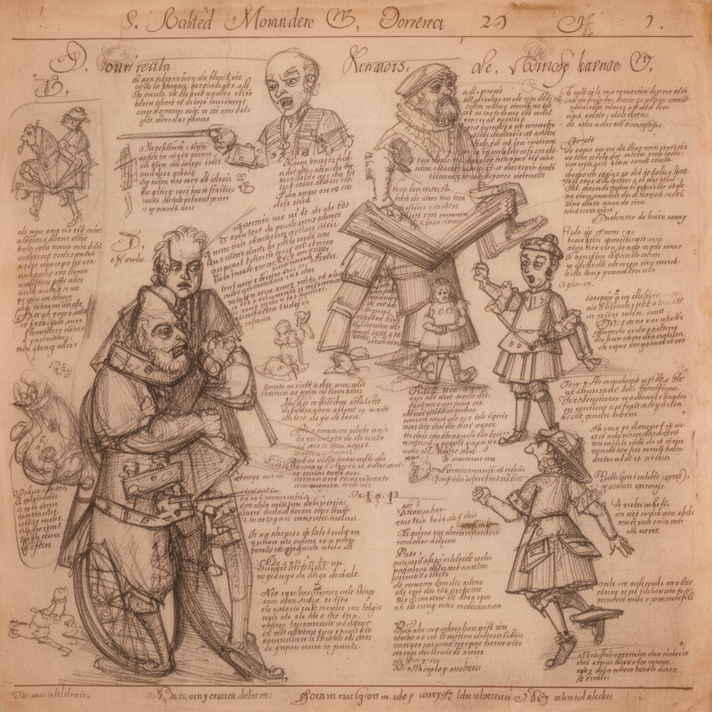 AI-generated illustration of Early Modern Dutch