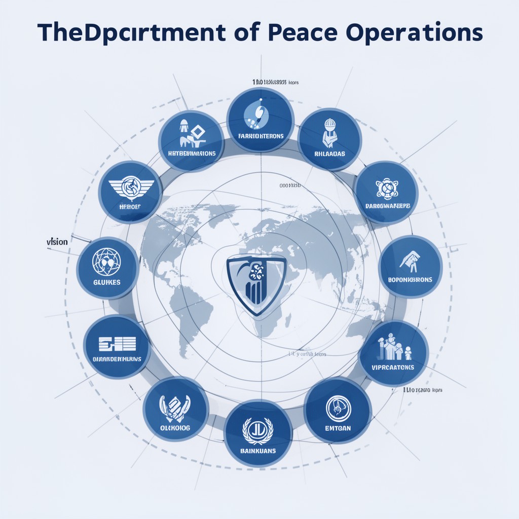 AI-generated illustration of Department of Peace Operations