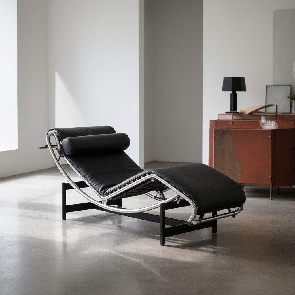 AI-generated illustration of LC4 chaise longue