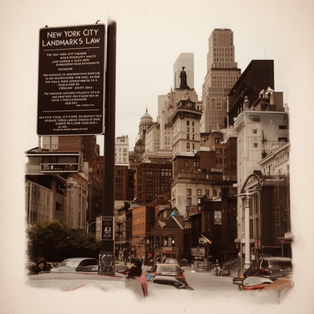 AI-generated illustration of New York City Landmarks Law