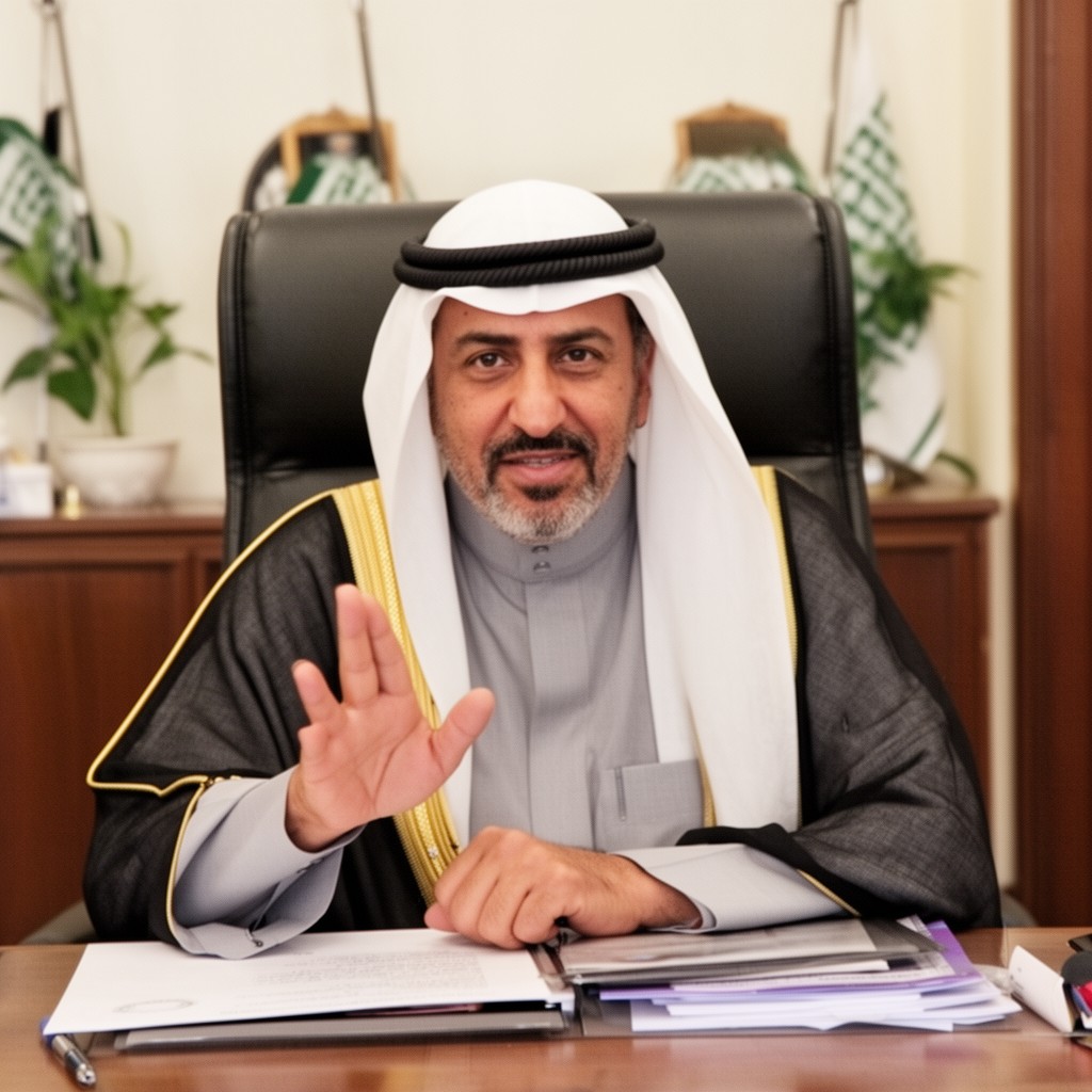 AI-generated illustration of King Fahd of Saudi Arabia