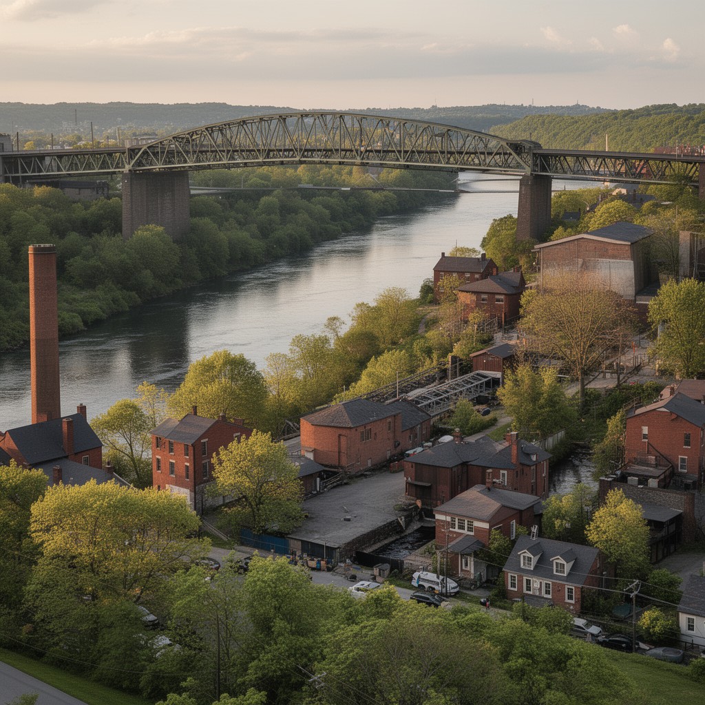 AI-generated illustration of Schuylkill River National and State Heritage Area
