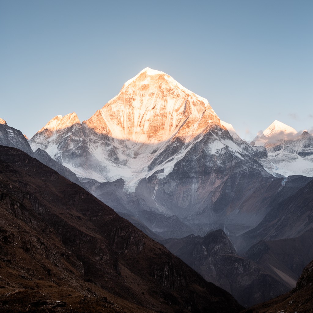 AI-generated illustration of Mount Everest