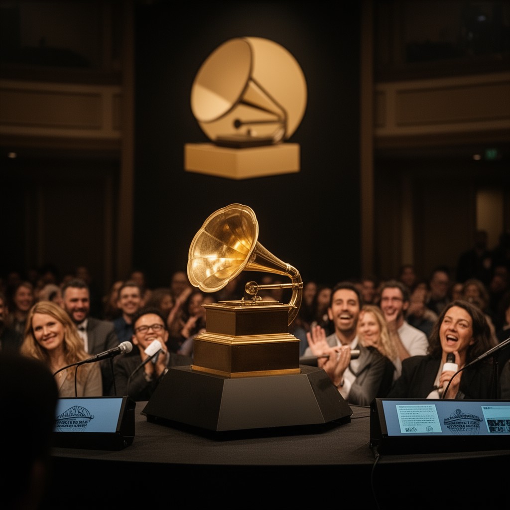 AI-generated illustration of Recording Academy