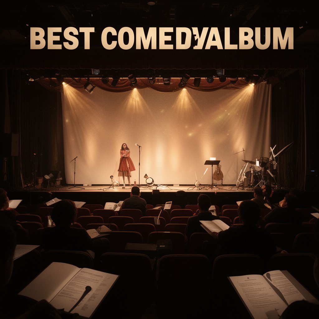 AI-generated illustration of Best Comedy Album
