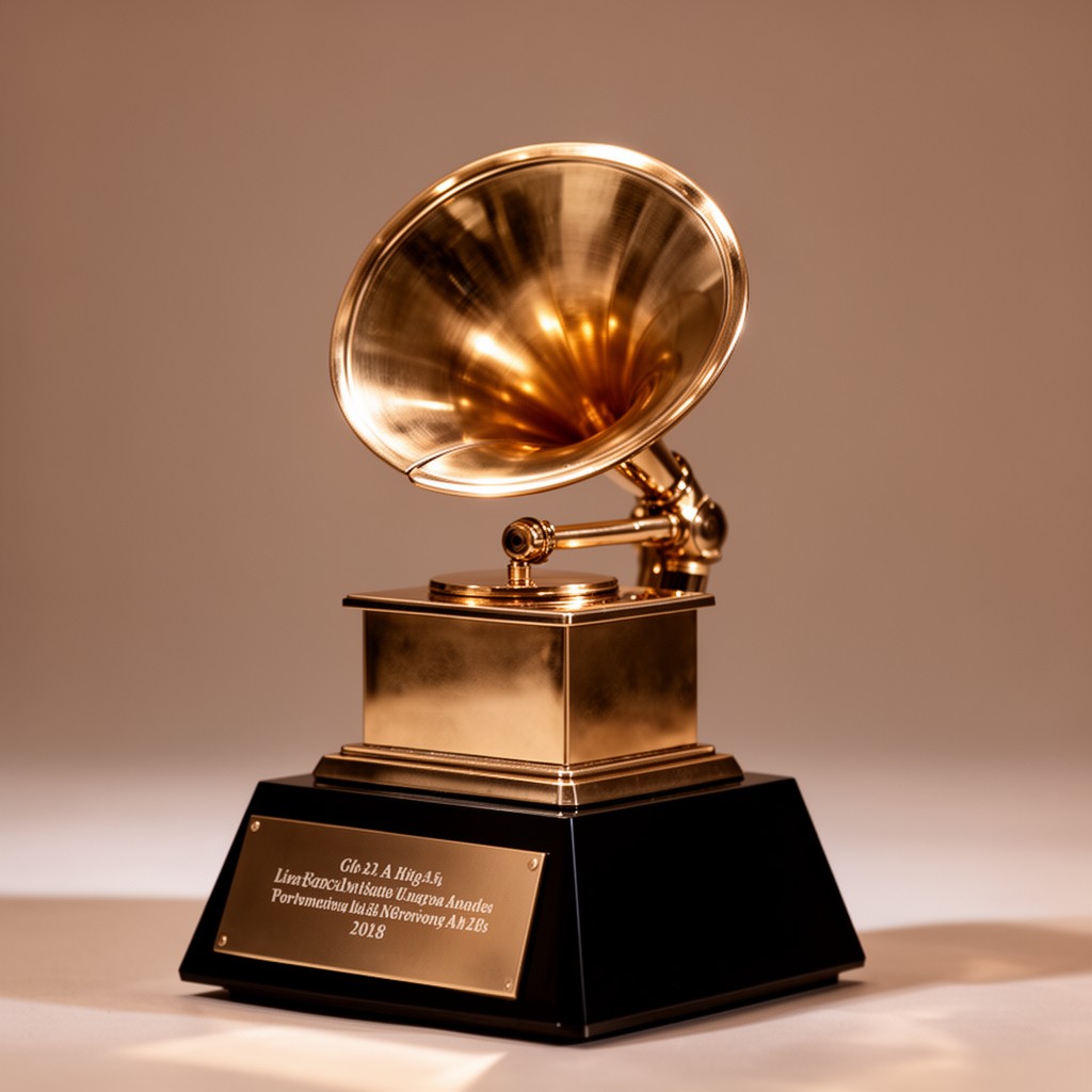 AI-generated illustration of Latin Grammy Award