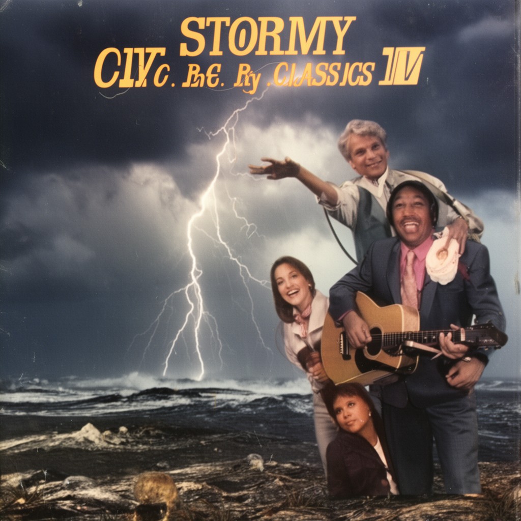 AI-generated illustration of “Stormy” by Classics IV