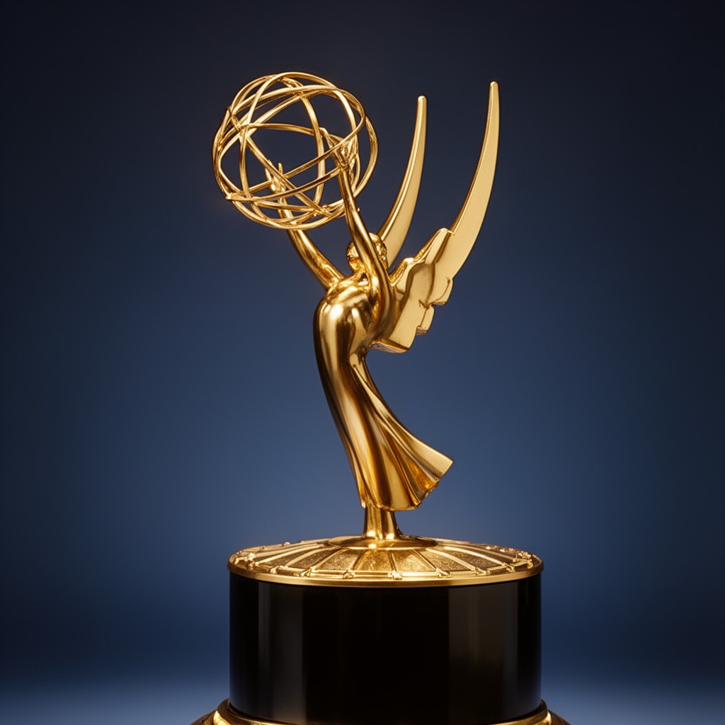 AI-generated illustration of Emmy Award